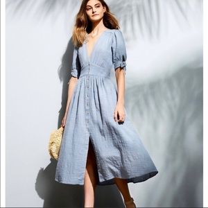 NWT Free People Love of My Life Midi Dress